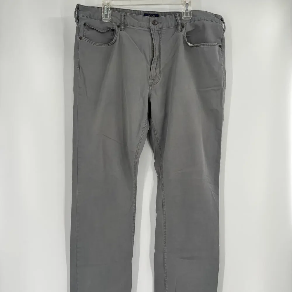 Polo Ralph Lauren Mens 40x31‎ Gray 5 Pocket Design Jeans